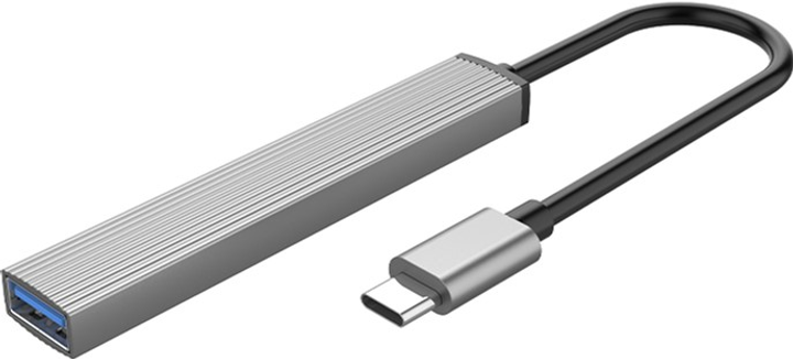 Hub USB Orico Type-C - USB3.0, 2xUSB2.0, TF (AH-12F-GY-BP) (CA913541) - obraz 3