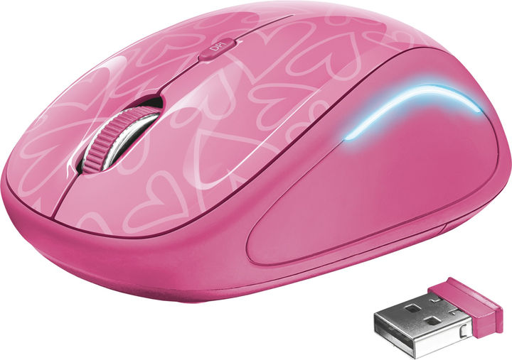Миша Trust Yvi FX Wireless Pink (TR22336) - зображення 2
