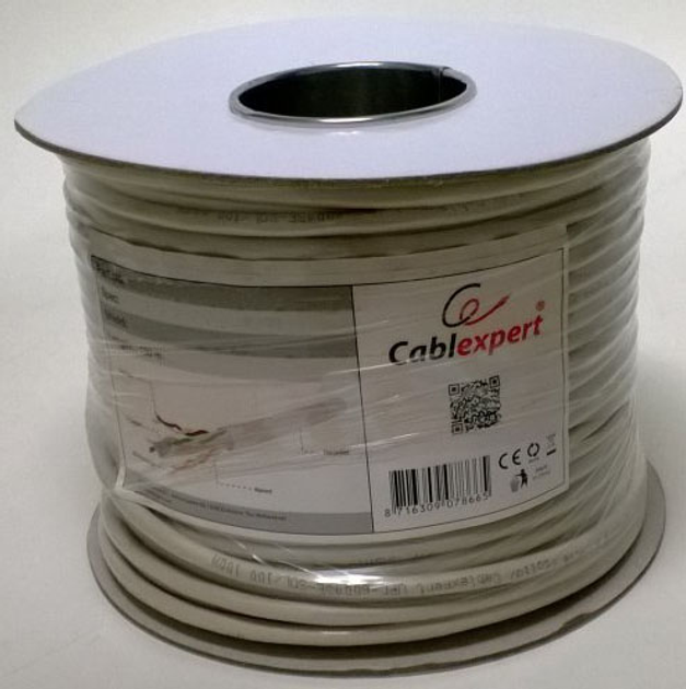 Skrętka dwużyłowa Cablexpert FPC-6004-L/100 FTP CAT6 100 m - obraz 3