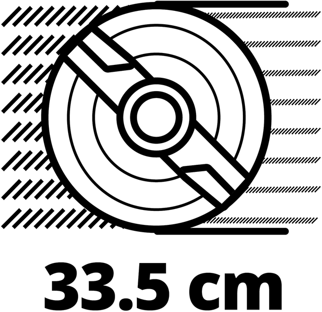 Газонокосарка акумуляторна Einhell GE-CM 36/34-1 Li — Solo (3413226) - зображення 6