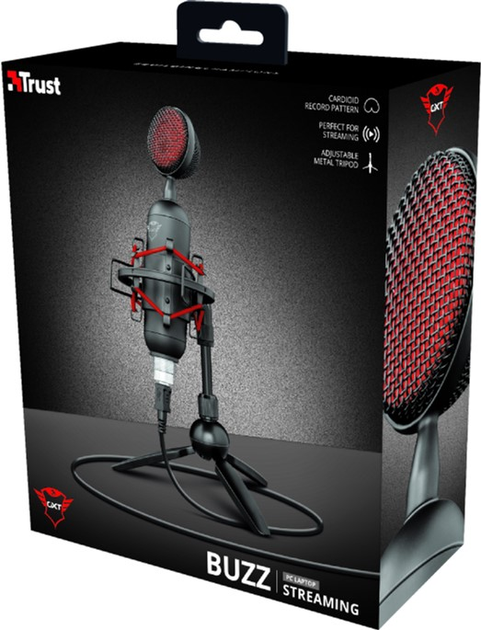 Mikrofon Trust GXT 244 Buzz Mikrofon strumieniowy USB (23466) - obraz 6