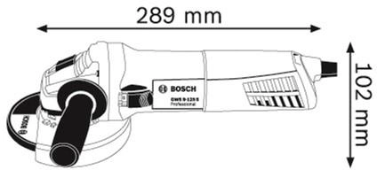 Кутова шліфмашина Bosch Professional GWS 9-125 S (0601396102) - зображення 2