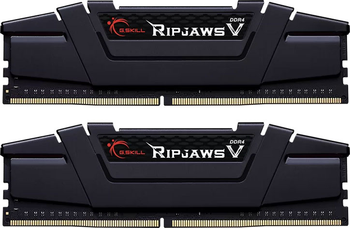 RAM G.Skill DDR4-4400 16384MB PC4-35200 (Kit of 2x8192) Ripjaws V Black (F4-4400C18D-16GVKC) - obraz 1