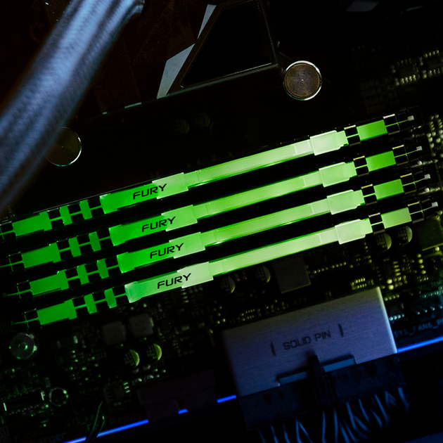 Оперативна пам'ять Kingston Fury DDR4-3200 16384 MB PC4-25600 (Kit of 2x8192) Beast RGB Black (KF432C16BBAK2/16) - зображення 9