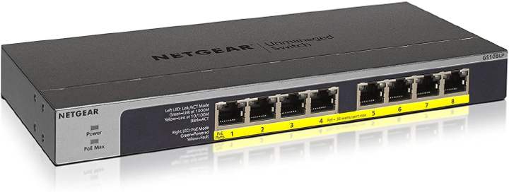 Przełącznik Netgear GS108LP (GS108LP-100EUS) - obraz 3