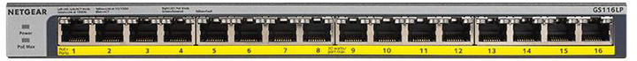 Przełącznik Netgear GS116LP (GS116LP-100EUS) - obraz 2