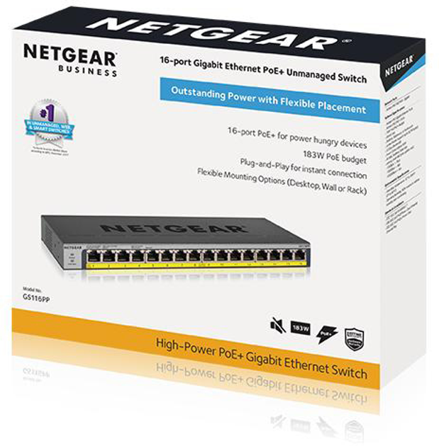 Przełącznik Netgear GS116PP (GS116PP-100EUS) - obraz 5