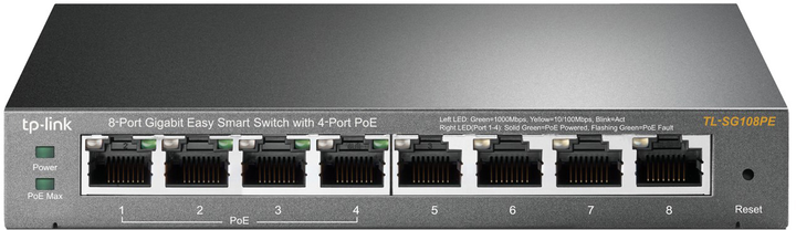 Przełącznik TP-LINK TL-SG108PE - obraz 1