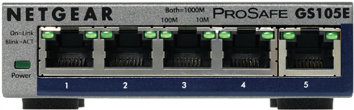 Przełącznik Netgear GS105E (GS105E-200PES) - obraz 1