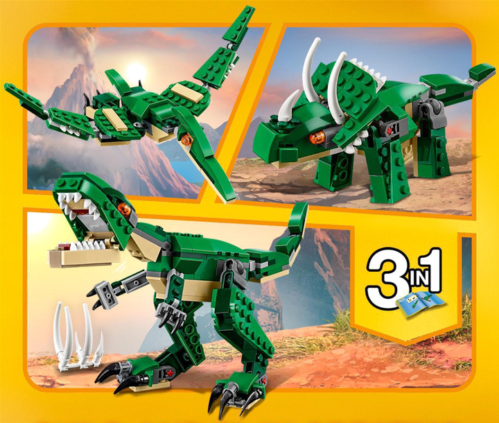 Zestaw klocków LEGO Creator Potężny dinozaur 174 elementy (31058) - obraz 4