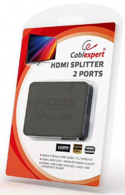 Розгалужувач Cablexpert DSP-2PH4-03 на 2 порти - зображення 4