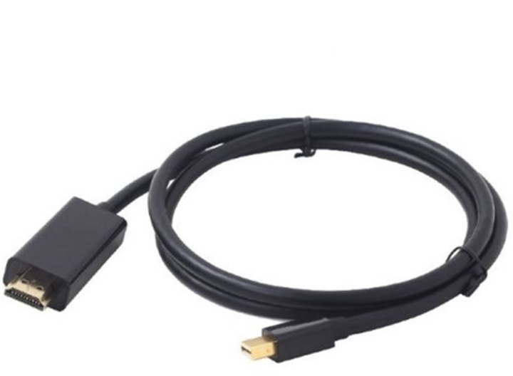 Kabel Cablexpert mini DisplayPort do HDMI 1,8 m Czarny (CC-mDP-HDMI-6) - obraz 2