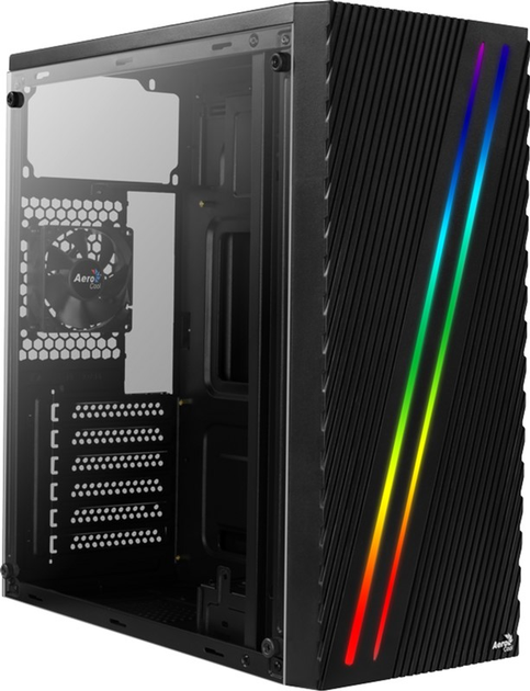 Obudowa Aerocool Streak RGB (Streak-A-BK-v1) Czarna - obraz 2