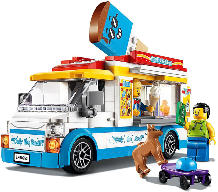 Конструктор LEGO City Great Vehicles Фургон із морозивом 200 деталей (60253) - зображення 9