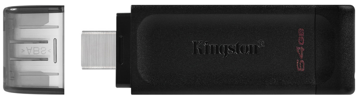 Kingston DataTraveler 70 64GB USB Type-C (DT70/64GB) - зображення 2