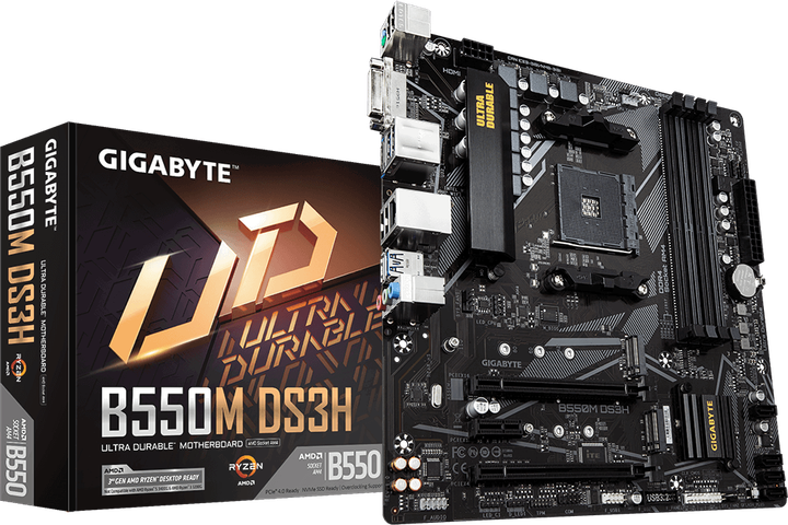 Материнська плата Gigabyte B550M DS3H (rev. 1.0) (sAM4, AMD B550, PCI-Ex16) - зображення 5