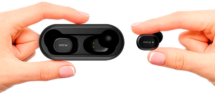 Słuchawki QCY T1C TWS Bluetooth Czarne (6957141405772_001006901247) - obraz 7