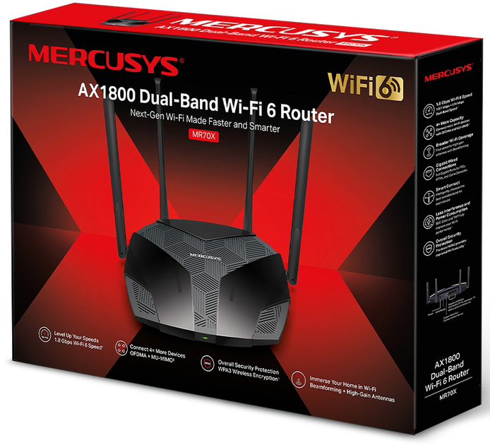 Маршрутизатор Mercusys MR70X - зображення 4