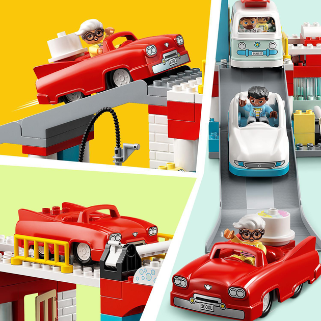 Конструктор LEGO DUPLO Гараж і автомийка 112 деталей (10948) - зображення 10