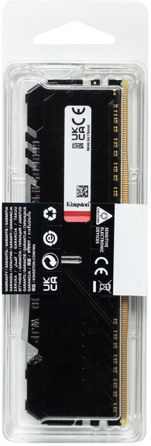 RAM Kingston Fury DDR4-3200 16384MB PC4-25600 Bestia RGB Czarny (KF432C16BB1A/16) - obraz 6