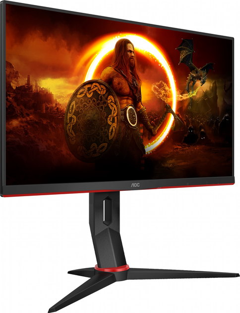 Monitor 23,8" AOC 24G2SU/BK - obraz 2