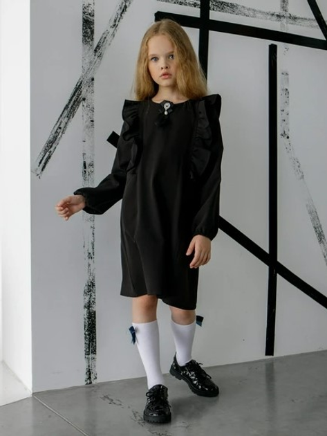 Детское платье для девочки Tair kids kids 8072 128 см Черное ...