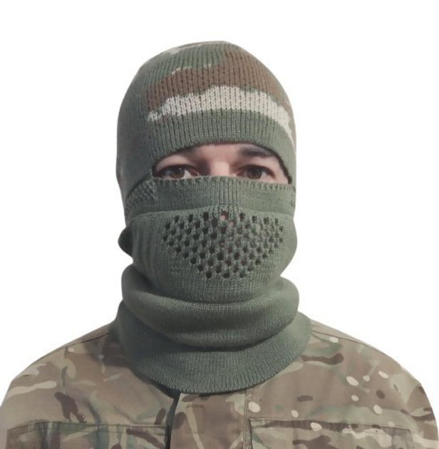 Балаклава - шапка Flas военна камуфляж - изображение 1