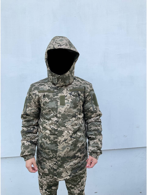 Куртка-бушлат військова чоловіча тактична водонепроникна ЗСУ (ЗСУ) 20222115-56 9408 56 розмір - зображення 1