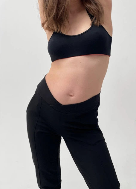 Штаны джогеры для беременных KOKO boutique L/XL, черный - Фото 6 Штаны джогеры для беременных KOKO boutique L/XL, черный - изображение 6