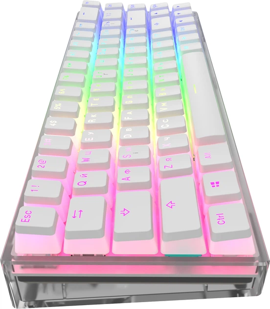 Клавиатура проводная Dark Project Transparent Pudding PBT Mech