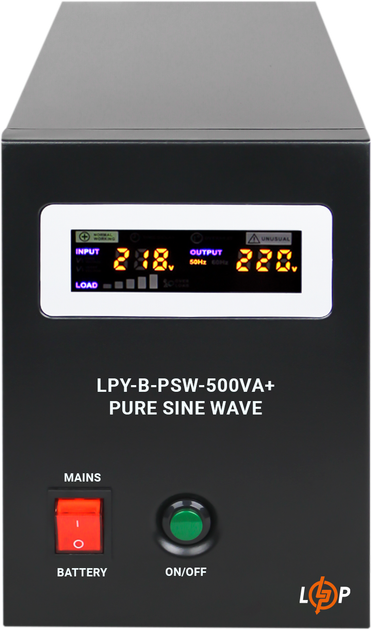 ИБП LogicPower LPY-B-PSW-500VA+ (350Вт) 5A/10A с правильной синусоидой 12V (LP4149) - изображение 5