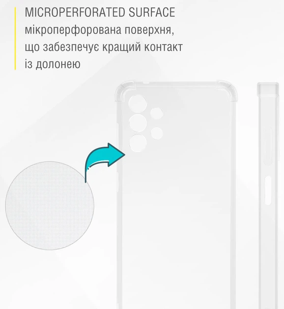 Чехол для смартфона Samsung Galaxy A13 4G Piko Shockproof Transparent (1283126555138) - Фото 4 Чехол для смартфона Samsung Galaxy A13 4G Piko Shockproof Transparent (1283126555138) - изображение 4