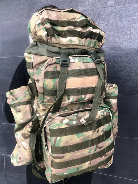 Большой армейский рюкзак на 90 литров, цвет Камуфляж - изображение 1