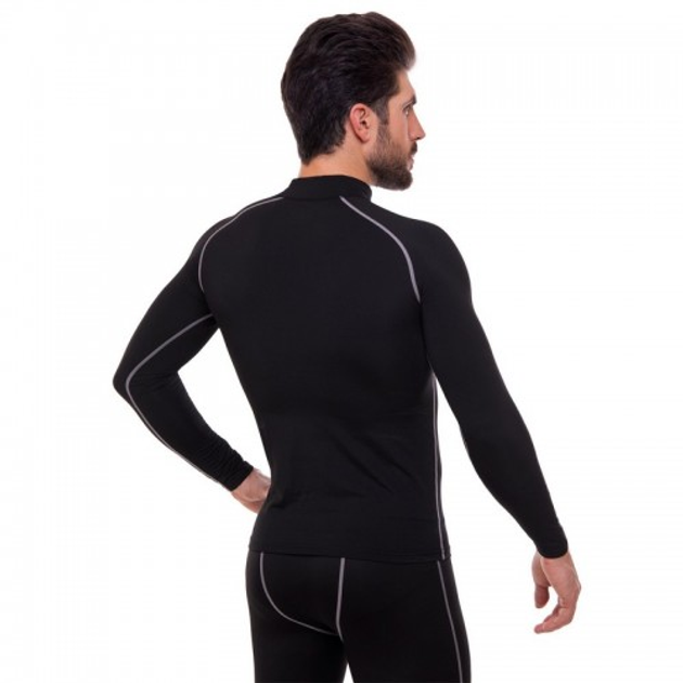 Рашгард с длинным рукавом Zelart LIDONG UA507 р. 2XL Черный/Белый