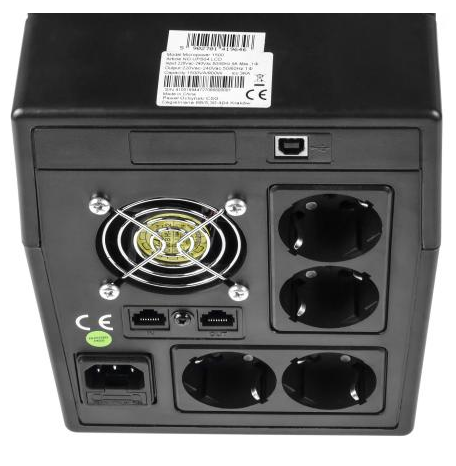 ДБЖ Green Cell UPS 1500VA/900W (UPS04) - зображення 3