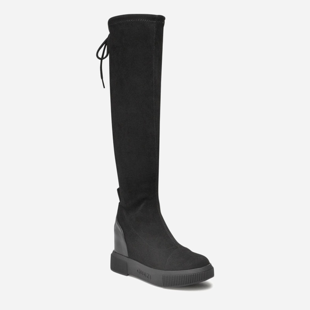 Muszkieterki damskie na koturnie Quazi NATTALIE-02 39 25.3 cm Czarne (5904862129815) - obraz 2