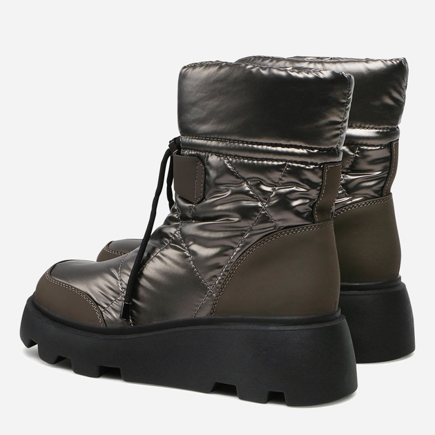 Śniegowce damskie krótkie DeeZee H2001-01 39 24.5 cm Srebrne (5904862160924) - obraz 3