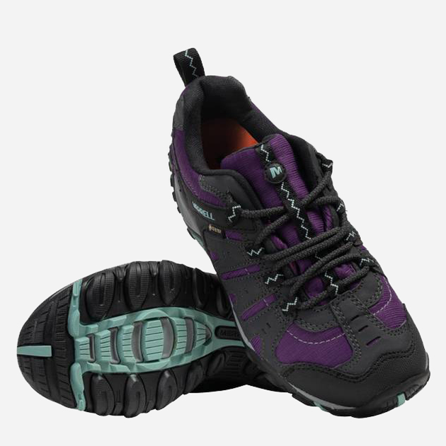 Buty trekkingowe damskie niskie gore tex Merrell Wms Accentor Sport Gtx J98406 39 (8.5US) 25.5 cm Czarny/Fioletowy (886129704209) - obraz 2