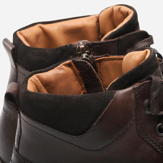 Botki męskie skórzane sznurowane Lasocki MB-PACINO-03 40 25.8 cm Brązowe (5904862270098) - obraz 5