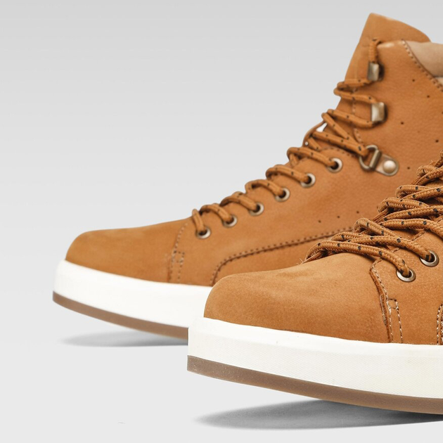 Trzewiki męskie wysokie sznurowane Lasocki MI07-B250-B87-06 44 27.3 cm Camel (5904862422411) - obraz 4