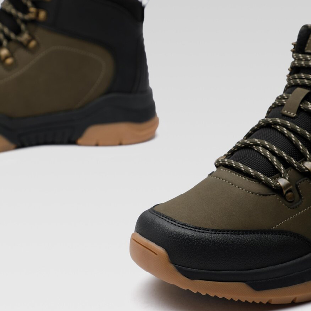 Zimowe buty trekkingowe męskie wysokie Sprandi MP07-11736-01 42 26.5 cm Khaki (5904862071213) - obraz 4