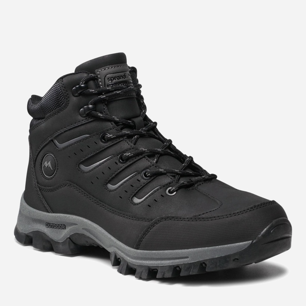 Letnie buty trekkingowe męskie wysokie Sprandi MP07-91327-01 42 26.5 cm Czarne (5904248858308) - obraz 2