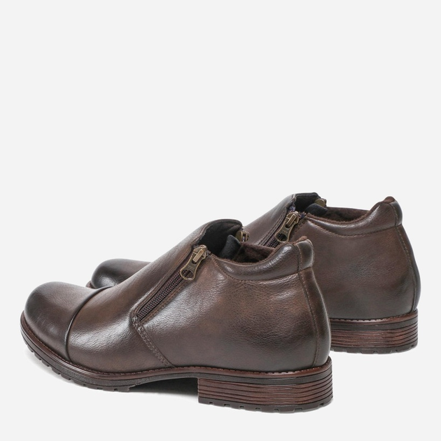 Botki męskie niskie Lanetti MBS-GORAN-124 43 28.4 cm Brązowe (5904248965983) - obraz 4