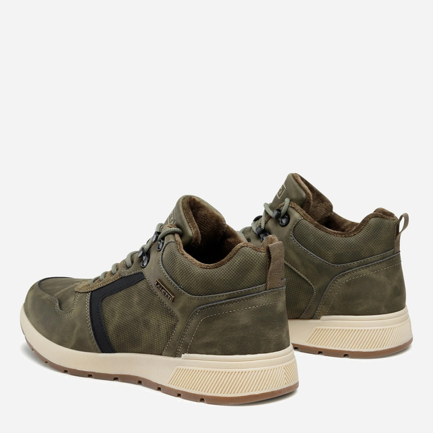 Trzewiki męskie niskie sznurowane Lanetti MP07-01543-03 43 28.4 cm Khaki (5904862049816) - obraz 3