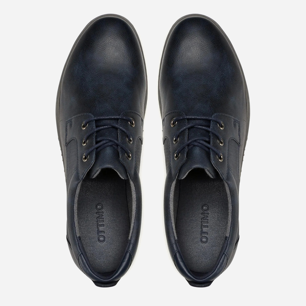 Buty derby męskie Ottimo MYL8455-1 42 29.1 cm Ciemnoniebieskie (5904862199337) - obraz 5