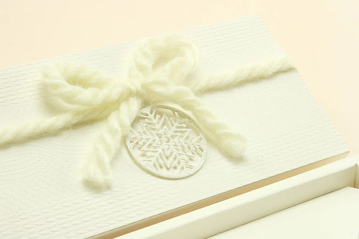 Gift box Cozy молочный, открытка + конверт в коробочке. Ручная работа - изображение 8