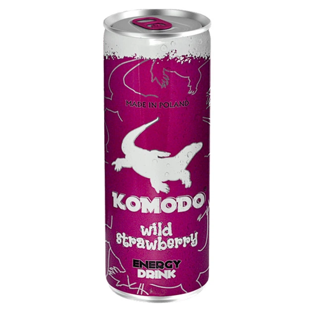 Напиток энергетик Komodo Energy Wild Strawberry (13911) от продавца Geek store ROZETKA