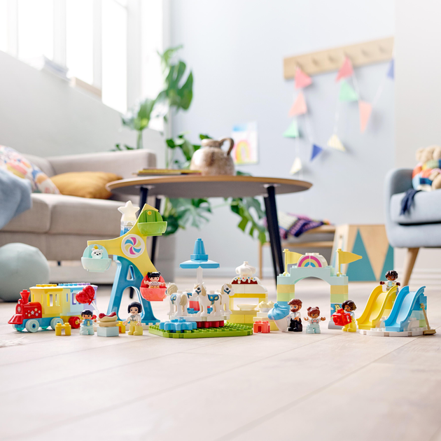 Zestaw klocków LEGO DUPLO Park rozrywki 95 elementów (10956) - obraz 6