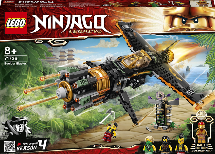Zestaw klocków LEGO Ninjago Kruszarka skał 449 elementów (71736) - obraz 1