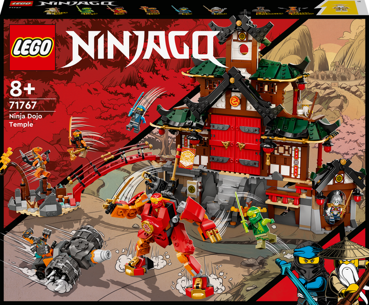 Zestaw klocków LEGO NINJAGO Świątynia Ninja Dojo 1394 elementy (71767) - obraz 1